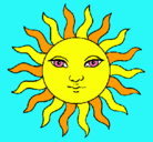 Dibujo Sol pintado por antulu