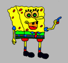 Dibujo Bob Esponja pintado por rampn