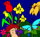 Dibujo Fauna y flora pintado por daiana