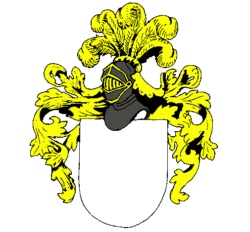 Escudo de armas y casco