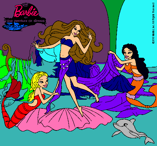 Barbie con sirenas