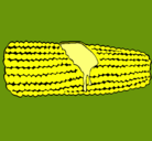 Dibujo Mazorca de maíz pintado por Otilia