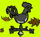 Dibujo Veletas y gallo pintado por mccccccccccc