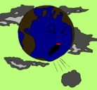 Dibujo Tierra enferma pintado por TEDY