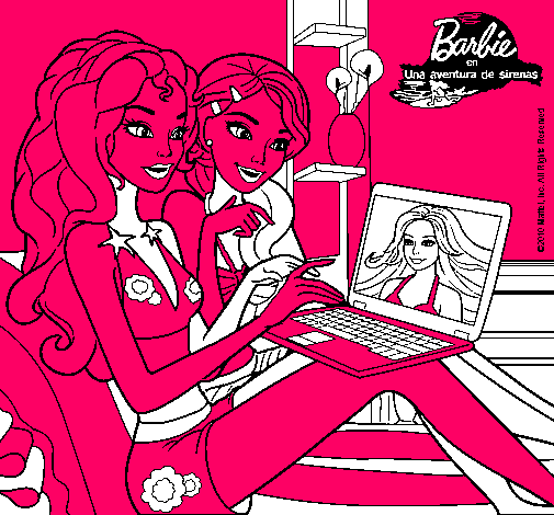 Barbie chateando