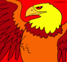 Dibujo Águila Imperial Romana pintado por caca