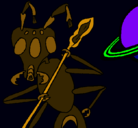 Dibujo Hormiga alienigena pintado por qsdfghj