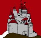 Dibujo Castillo medieval pintado por BERIS