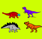 Dibujo Dinosaurios de tierra pintado por jason