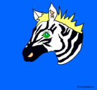 Dibujo Cebra II pintado por lolipop