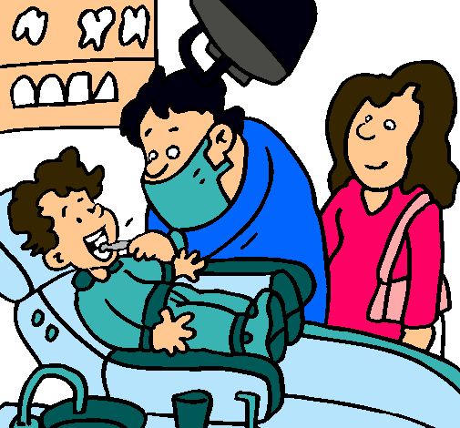 Niño en el dentista