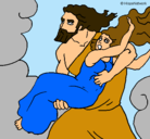 Dibujo El rapto de Perséfone pintado por dianita