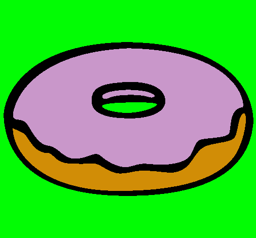 Dibujo Donuts pintado por julio_