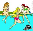 Dibujo Barbie y sus amigas pintado por SOLEHY6L