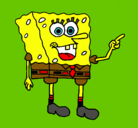 Dibujo Bob Esponja pintado por uuuu