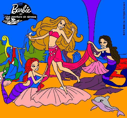 Barbie con sirenas