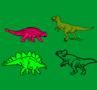 Dibujo Dinosaurios de tierra pintado por nmnjgggkghk