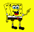 Dibujo Bob Esponja pintado por christian7