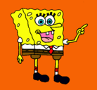 Dibujo Bob Esponja pintado por enolapidelarosa