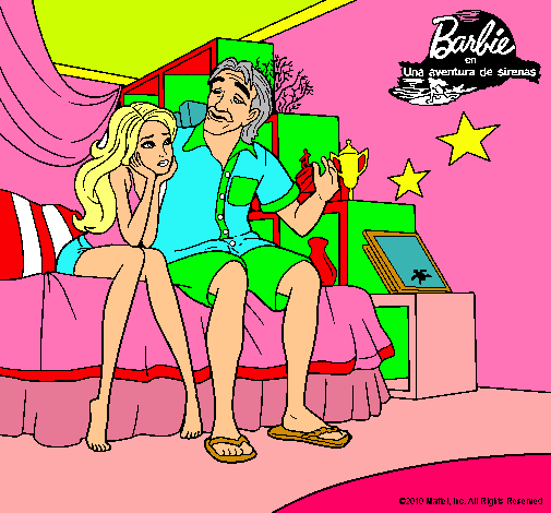 Barbie con su padre