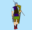 Dibujo Soldado romano pintado por MARTIN29