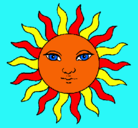 Dibujo Sol pintado por MARTANG