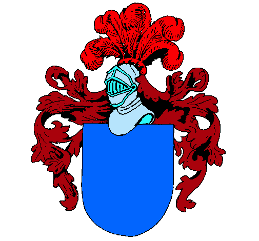 Escudo de armas y casco