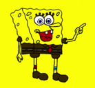 Dibujo Bob Esponja pintado por hugopo