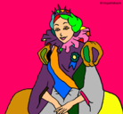 Dibujo Princesa real pintado por Cenicienta