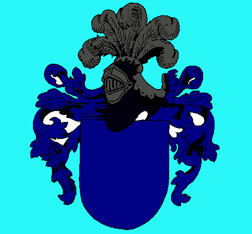 Escudo de armas y casco