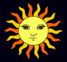 Dibujo Sol pintado por mimi17