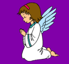 Dibujo Ángel orando pintado por Deca9900