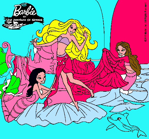 Barbie con sirenas