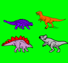 Dibujo Dinosaurios de tierra pintado por yasmnliei