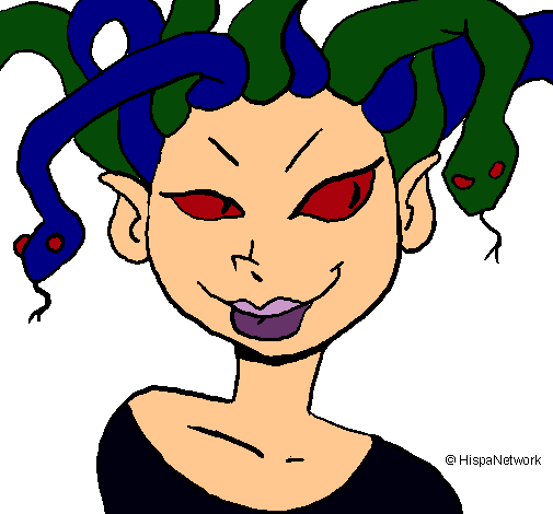 Mujer medusa