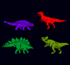 Dibujo Dinosaurios de tierra pintado por WILBERT