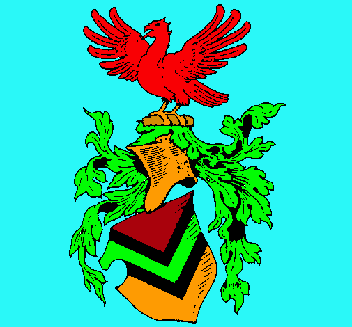 Escudo de armas y aguila 