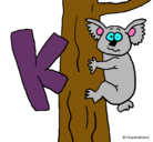 Dibujo Koala pintado por leonelahh