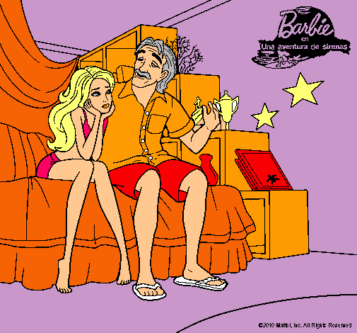 Barbie con su padre