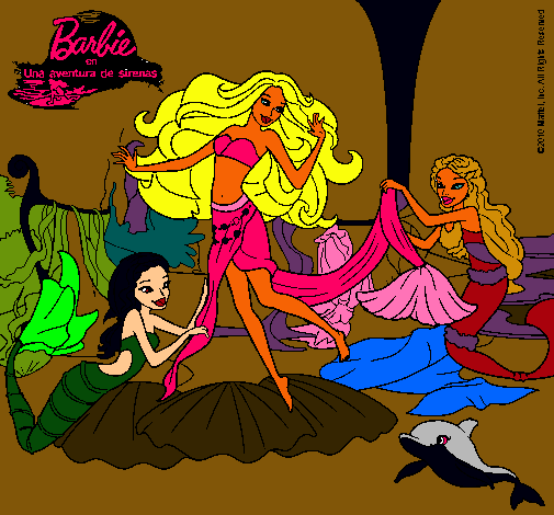 Barbie con sirenas