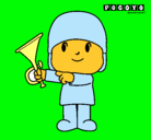 Dibujo Pocoyó pintado por pocoyo