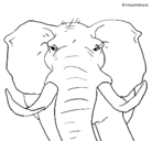 Dibujo Elefante africano pintado por guygy