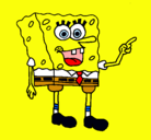 Dibujo Bob Esponja pintado por jennifer