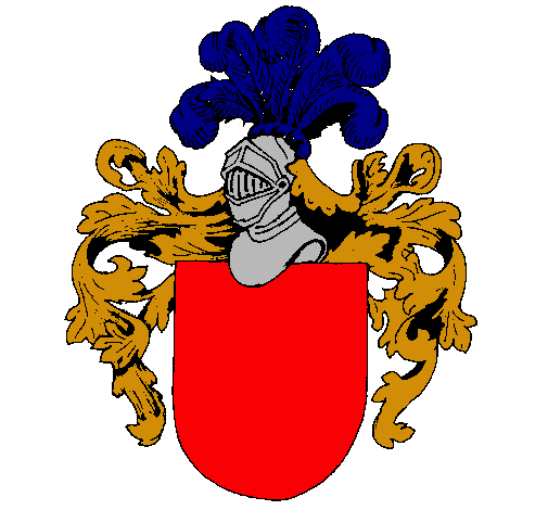 Escudo de armas y casco