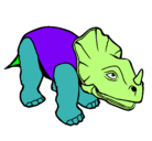 Dibujo Triceratops II pintado por jassiel