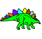 Dibujo Stegosaurus pintado por anthony22
