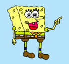 Dibujo Bob Esponja pintado por mariamelero