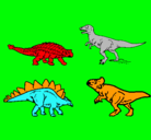 Dibujo Dinosaurios de tierra pintado por jason