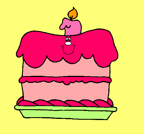 Pastel de cumpleaños