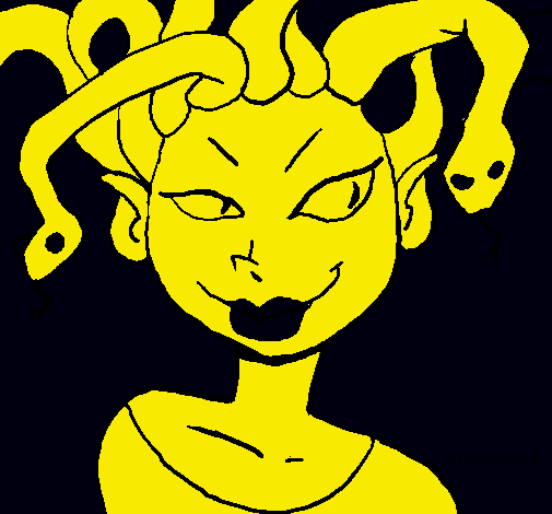 Mujer medusa